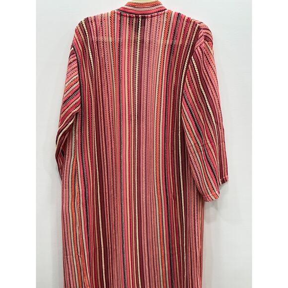 G by Giuliana Black Label‎ Multicolor Crochet Lace Knit Cardigan Sweater Size S - Picture 2 of 9